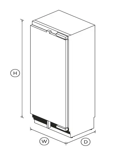 Fisherpaykel RS3084SRK1 Integrated Column Refrigerator 1