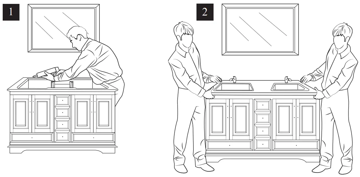 Exclusive Heritage BV-20060D Marble Vanity Cabinet - fig10