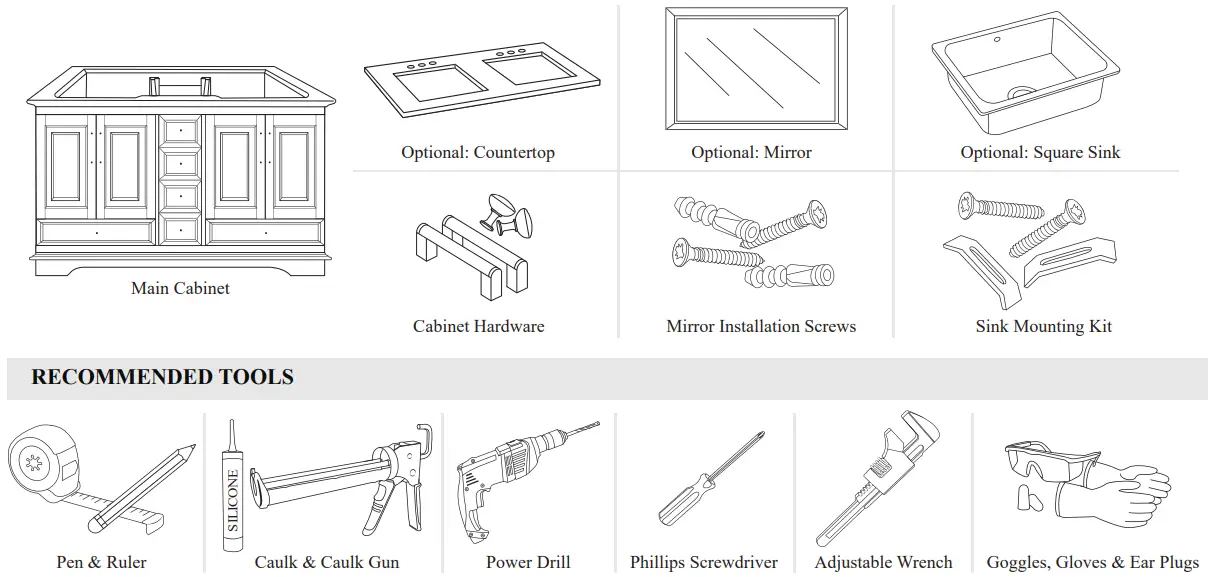 Exclusive Heritage BV-20060D Marble Vanity Cabinet - fig2