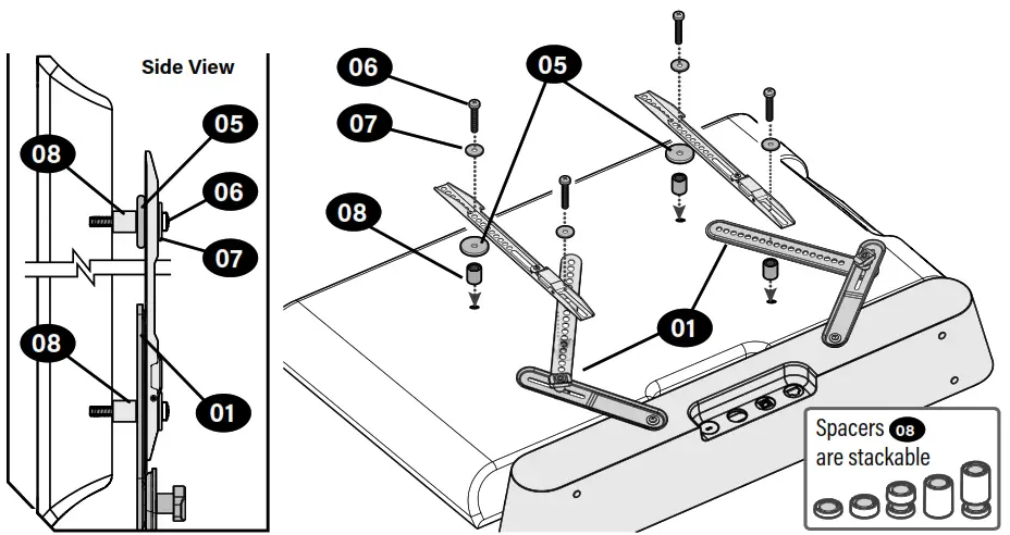 sanus WSSAFM1-B2 SOUNDBAR MOUNT DESIGNED FOR Sonos Ray - Fig 19