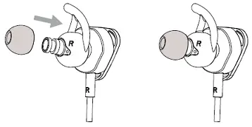 Earbuds Tips Installation