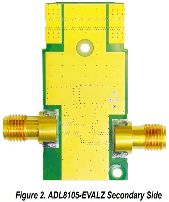 ANALOG DEVICES ADL8105 EVALZ 4 Layer Printed Circuit Board - Figure