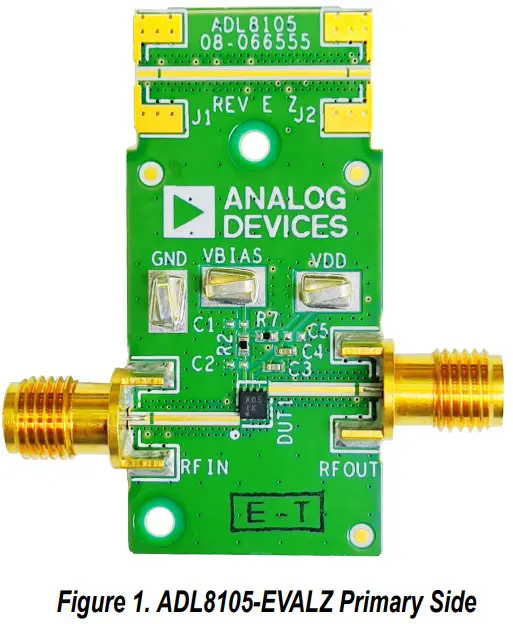 ANALOG DEVICES ADL8105-EVALZ 4 Layer Printed Circuit Board