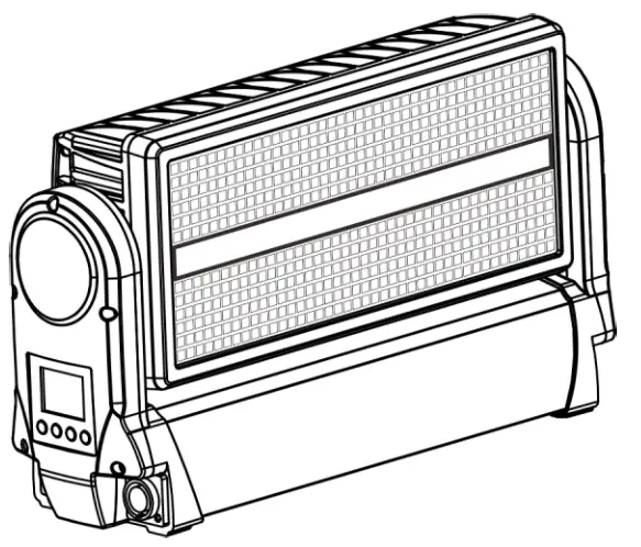 FOS Lighting FOS CYCLONE PRO D2 LED Strobe Wash Outdoor Moving Light -fig7