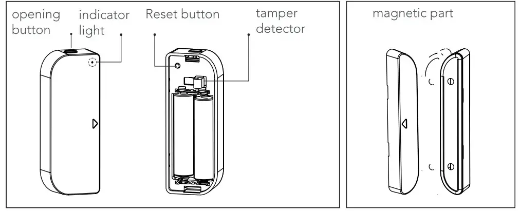 Konyks 3770008652057 Senso Wi-Fi Opening Sensor - Description