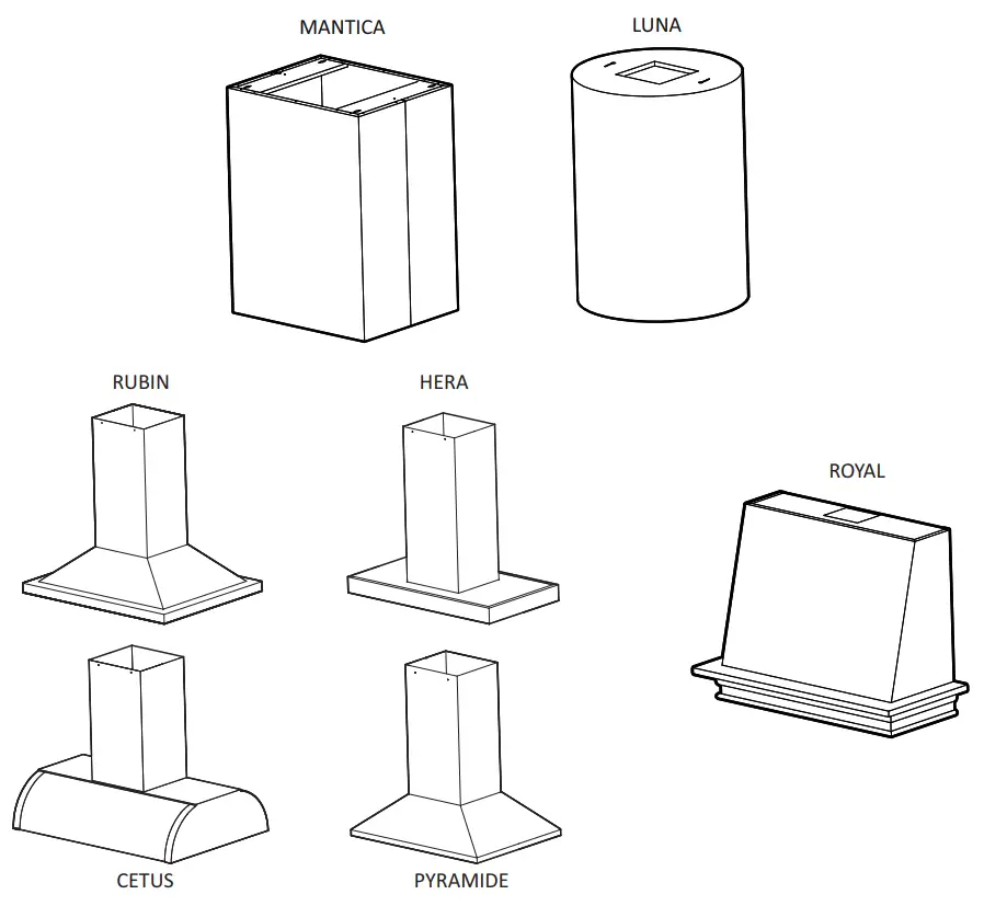R ROSHETTA 403358 SENSE Kitchen Hoods - 10