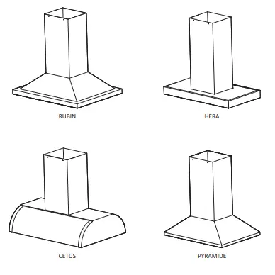 R ROSHETTA 403358 SENSE Kitchen Hoods - 14