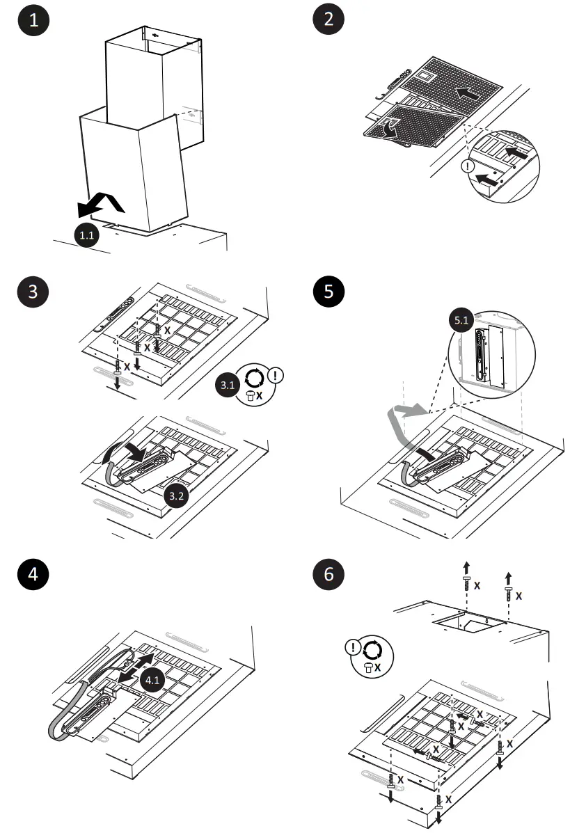 R ROSHETTA 403358 SENSE Kitchen Hoods - 6