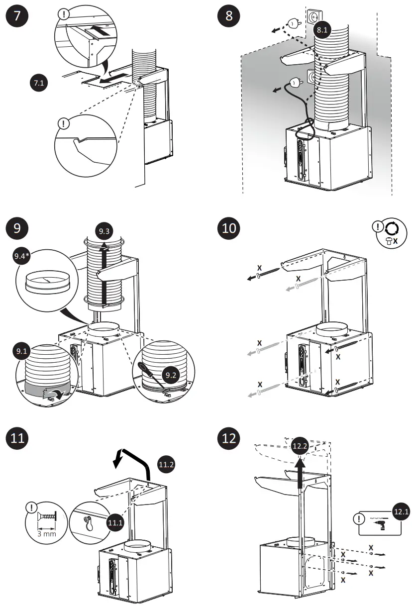 R ROSHETTA 403358 SENSE Kitchen Hoods - 7
