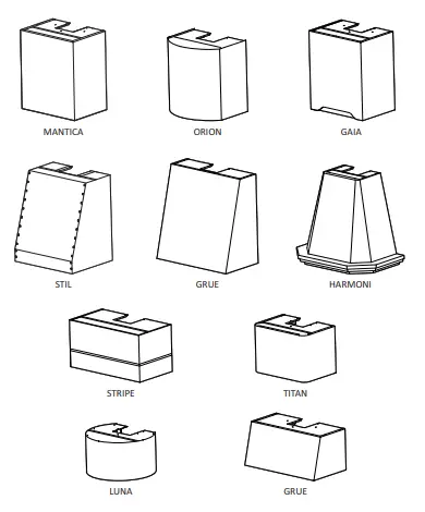 R ROSHETTA 403358 SENSE Kitchen Hoods - 9