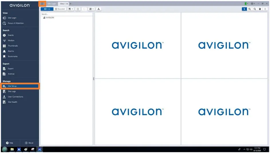 aVIGILON Halo Smart Sensor Video Management Software 07