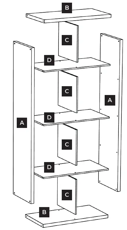 CLOSETMAID 4583 8-Cube Storage Organizer 09