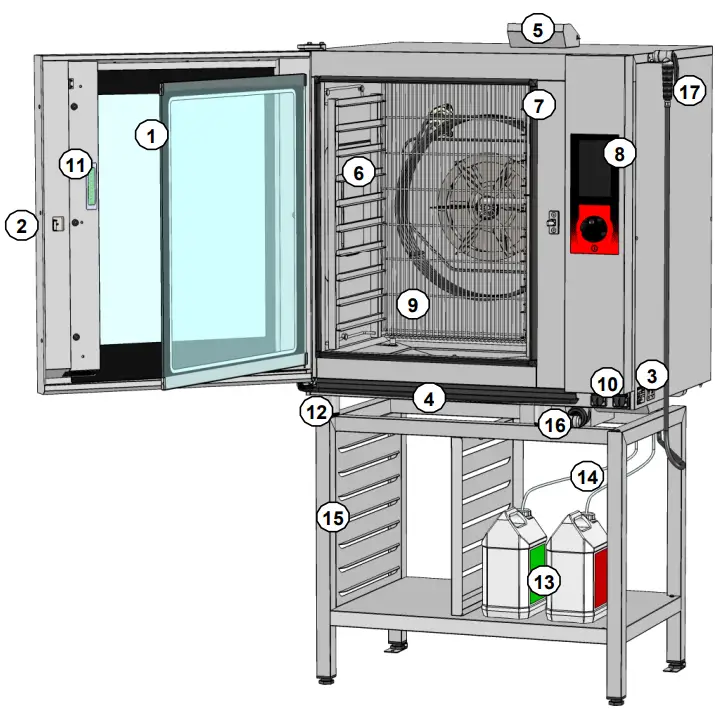 VULCAN TCM-102G TCM Series Combi Ovens - parts
