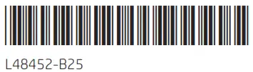 hp L48452-B25 AC Charger - Bar code