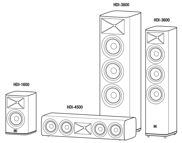 JBL HDI-1600 HDI SERIES Loudspeakers