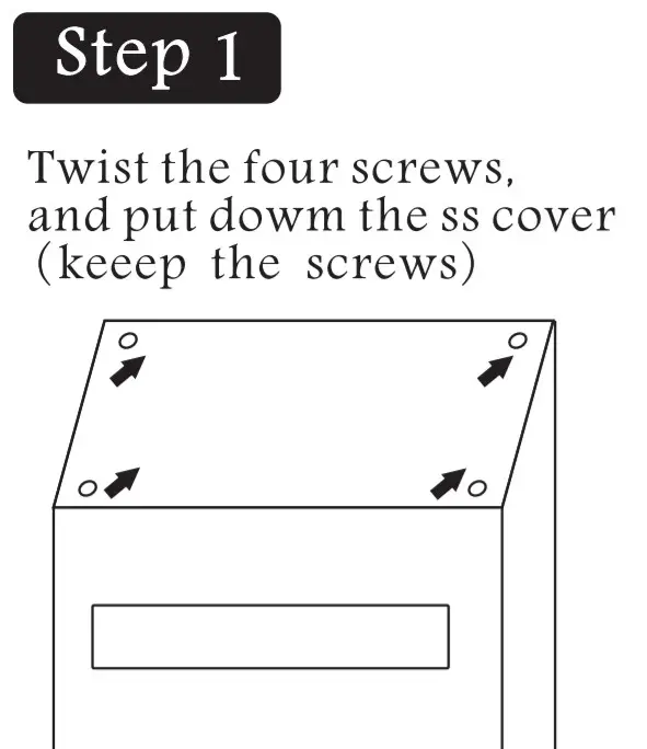 Hand Showers E035 shower - step1