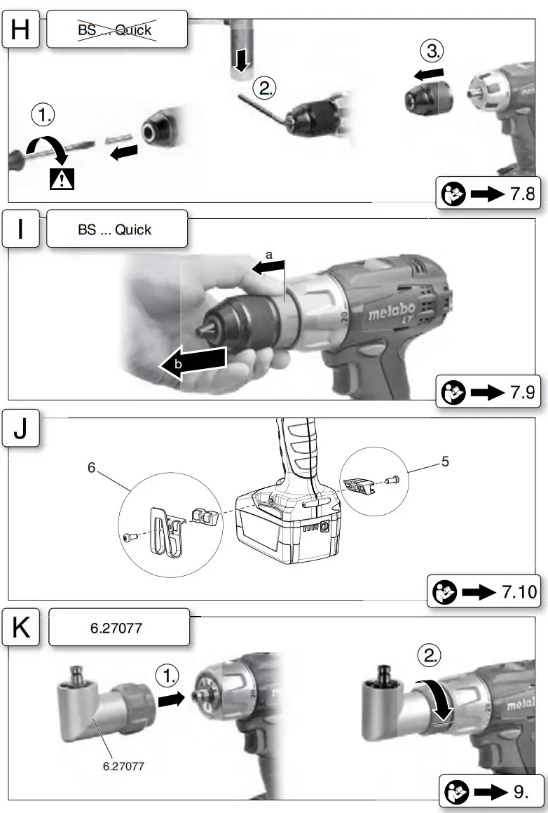 metabo BS 14.4 LT Compact Cordless Drill - Figure 4