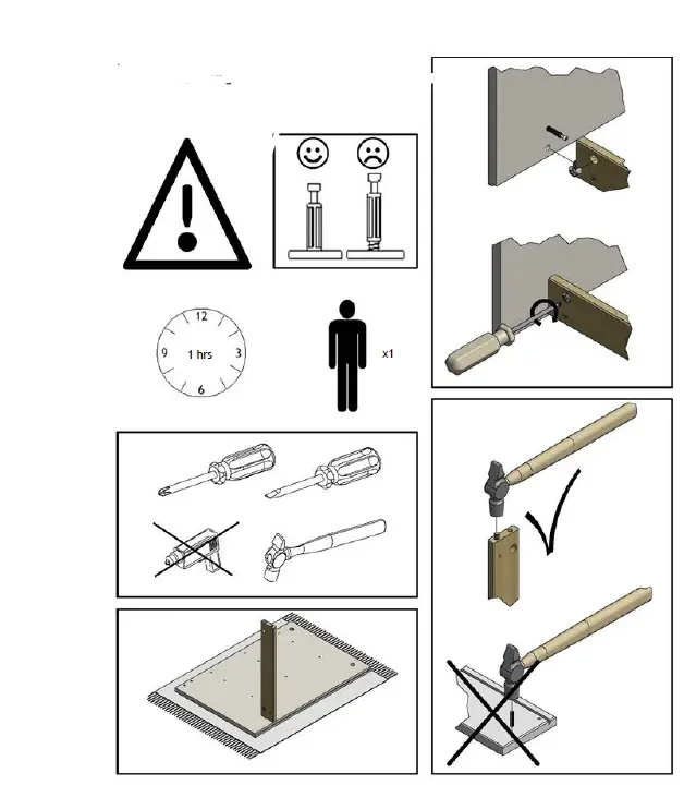 VonHaus-4000006-Grey 1-Drawer-Dressing-Table-fif-1