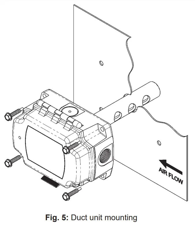 BAPI VOC (TVOC) Duct and Rough Service Sensor - Fig 2