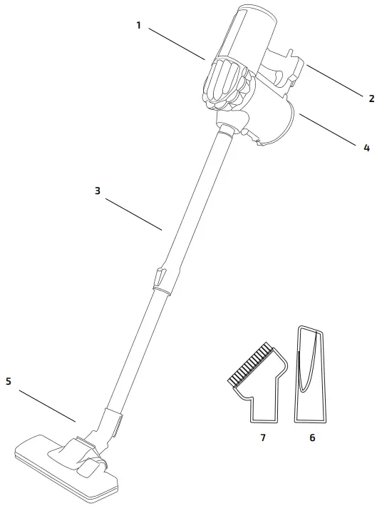 cecotec Conga ThunderBrush 520 Upright Vacuum Cleaner - Fig 1