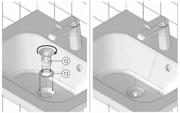RAVAK Flat FL 013.00 Washbasin Tap - 10