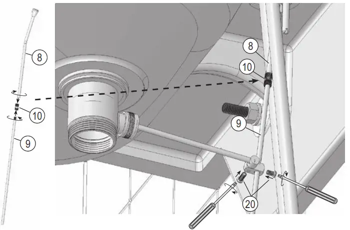 RAVAK Flat FL 013.00 Washbasin Tap - 14