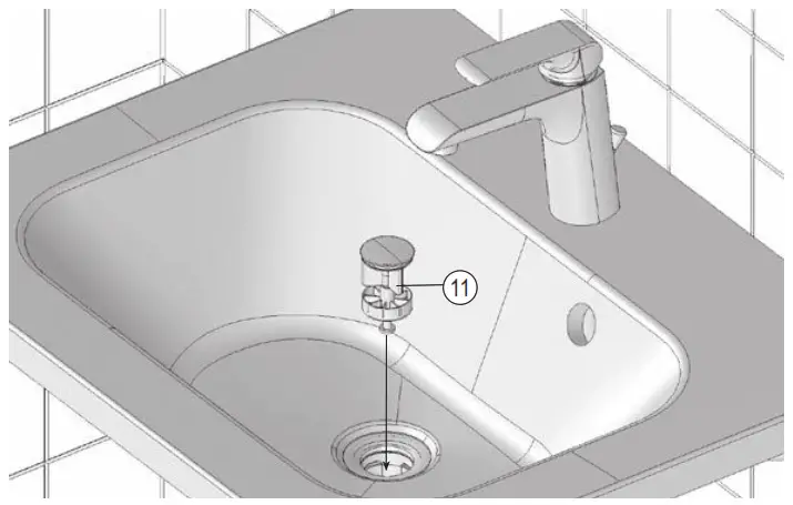 RAVAK Flat FL 013.00 Washbasin Tap - 15