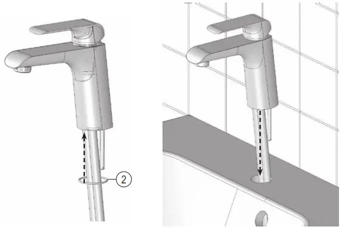 RAVAK Flat FL 013.00 Washbasin Tap - 4