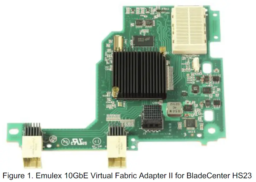 Lenovo Emulex 10GbE Virtual Fabric Adapter II for BladeCenter HS23 1