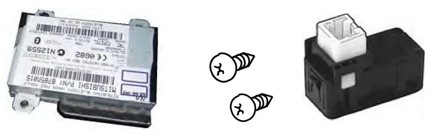 MITSUBISHI-MZ314537-Hands-Free-Module-Kit-fig-1