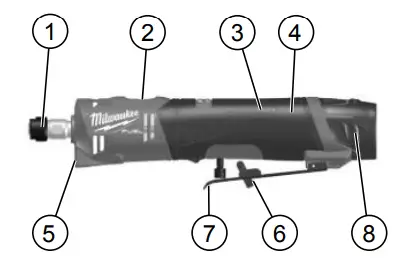 milwaukee M12 FDGS Fuel Straight Die Grinder -fig10