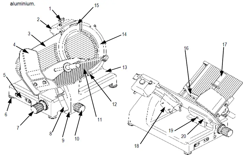 SIRMAN-RAFFAELLO-350-EVO-Raffaello-Extra-Heavy-Duty-Slicer-fig- (19)