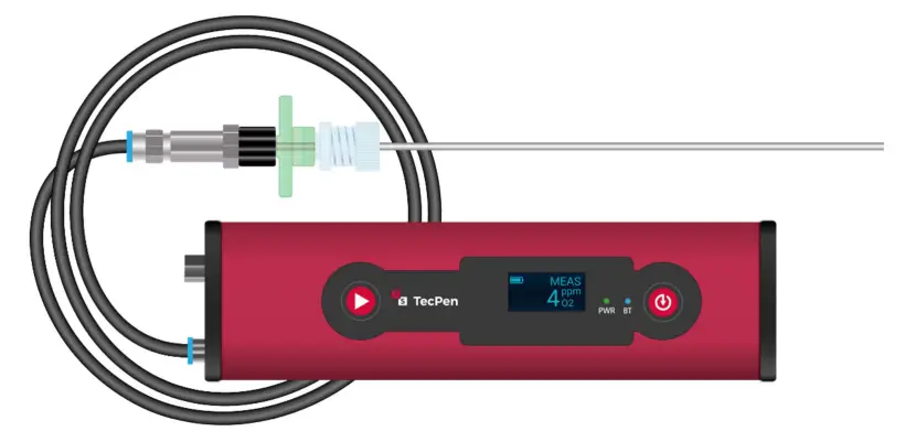 TECSENSE TS-302 Oxygen Plus CO2 TecPen Weld Purge Monitor- icon3 -