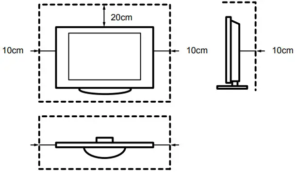 Hinsense FHD Smart TV-stand with at least