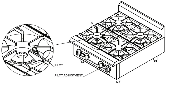 AVANTCO 177CAG Series Chef Series CAG-15-TG 15 Countertop Gas Griddle - fig 12