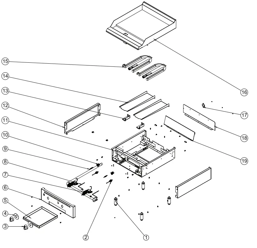 AVANTCO 177CAG Series Chef Series CAG-15-TG 15 Countertop Gas Griddle - fig 18