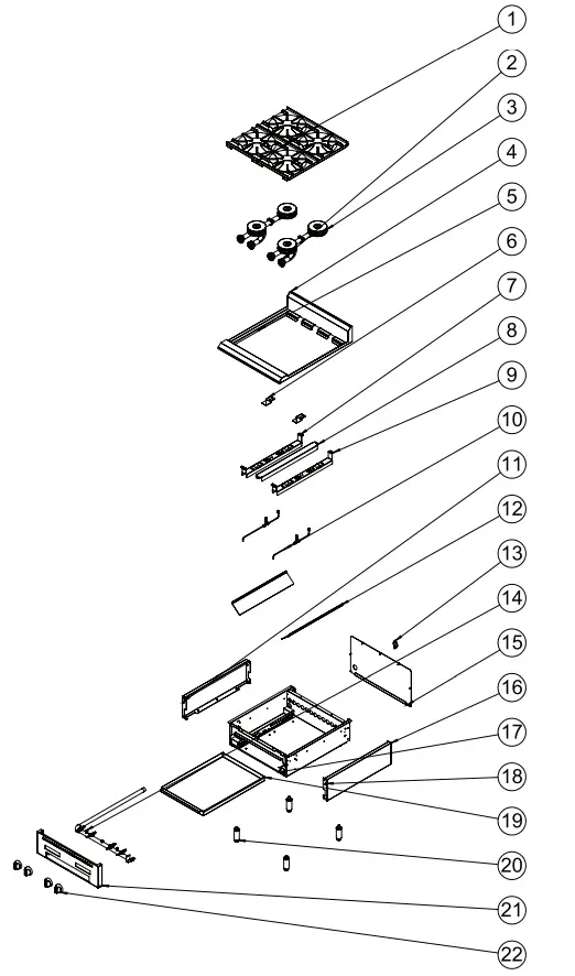 AVANTCO 177CAG Series Chef Series CAG-15-TG 15 Countertop Gas Griddle - fig 21