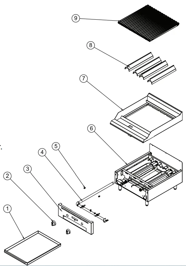 AVANTCO 177CAG Series Chef Series CAG-15-TG 15 Countertop Gas Griddle - fig 6