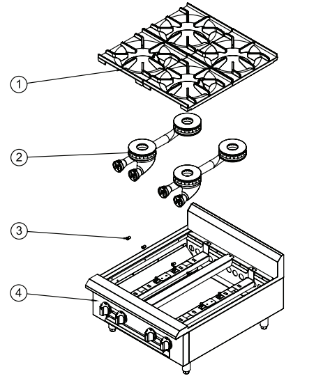 AVANTCO 177CAG Series Chef Series CAG-15-TG 15 Countertop Gas Griddle - fig 7