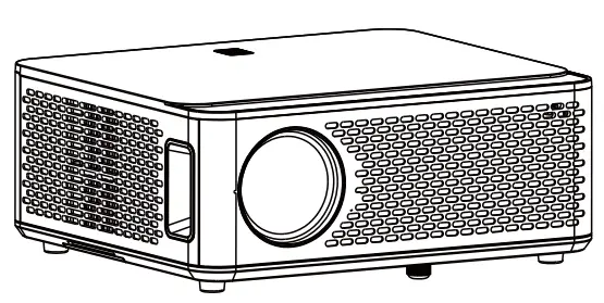 HTP M9 720p LED 3000 Lumen Projector-fig1