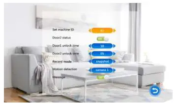 WiFi Video Intercom System Indoor Monitor - Mode Setting