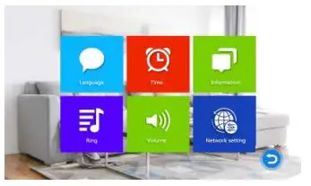WiFi Video Intercom System Indoor Monitor - Parameter Settings