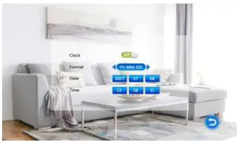 WiFi Video Intercom System Indoor Monitor - System - Time