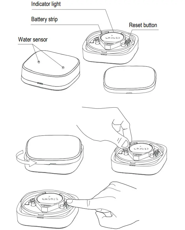 MARMITEK Sense MA Zigbee Water Leak Detector - Figure 1