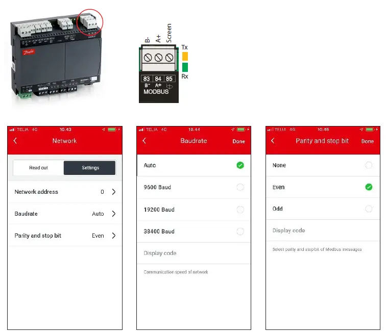 Danfoss AK-CC55 Water Loop 1