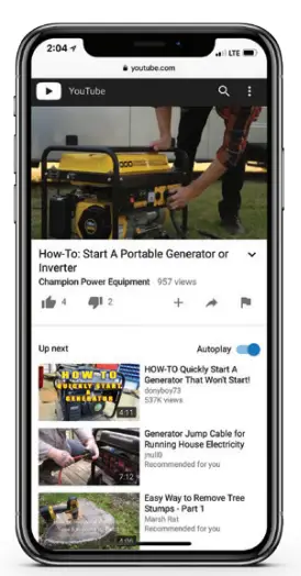 CHAMPION 201110 9200W Electric Start Generator - Icon9