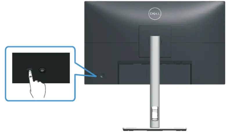 DELL P3223QE 4K USB C Hub Monitor - power
