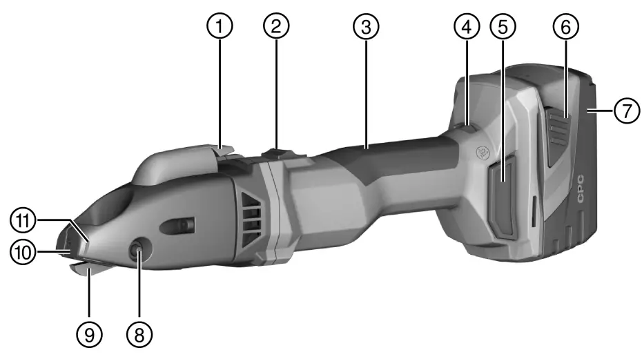 HILTI SSH 6­A22 Cordless Double Cut Shears - fig 2