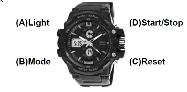 SKMEI 0990 Dual Time Watch 1