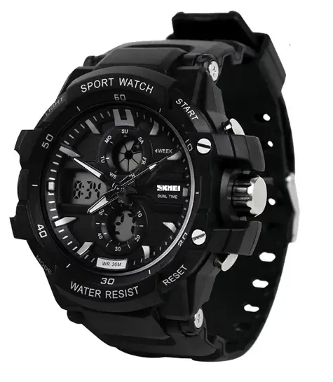 SKMEI 0990 Dual Time Watch